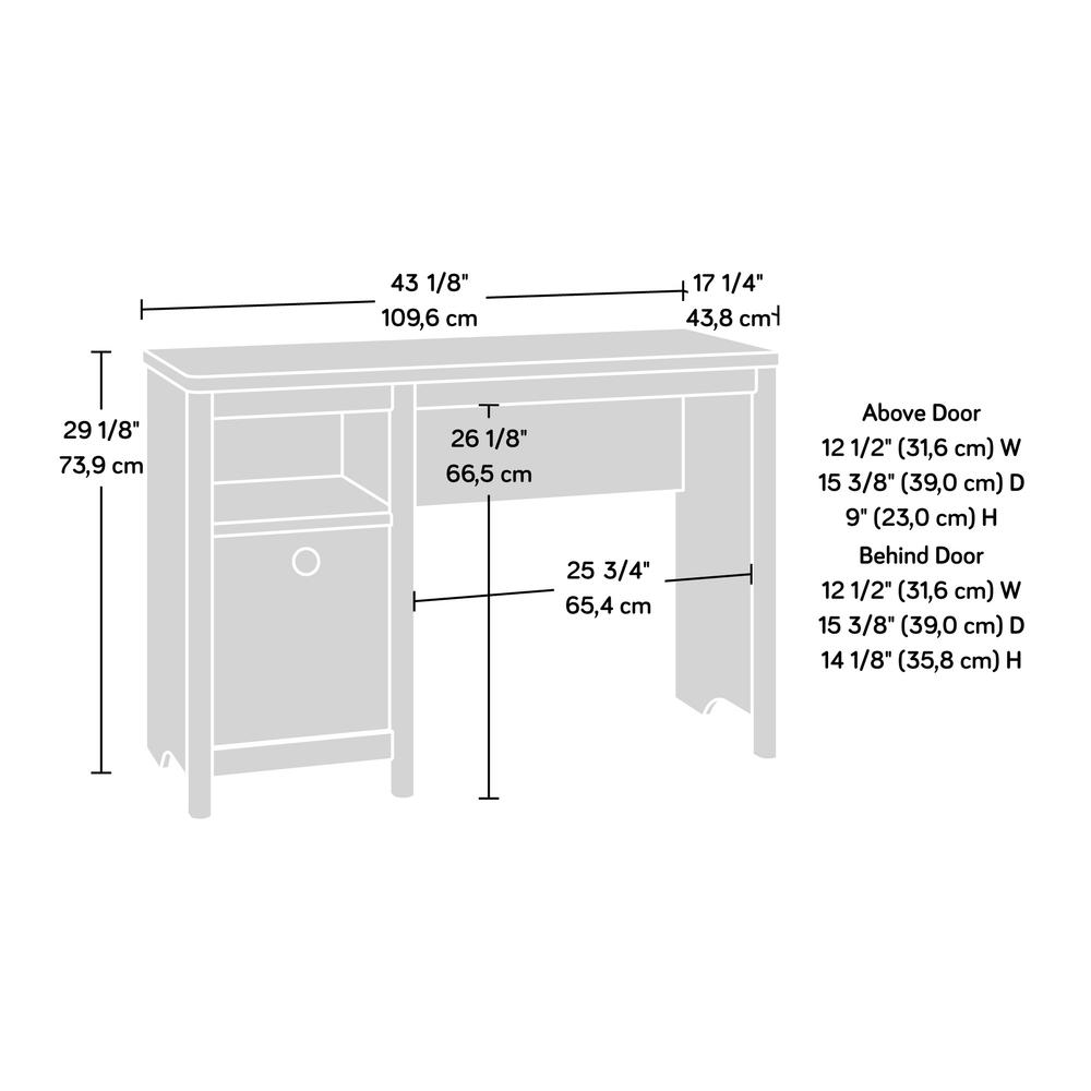Dover Edge Desk, Timber Oak finish. Picture 12