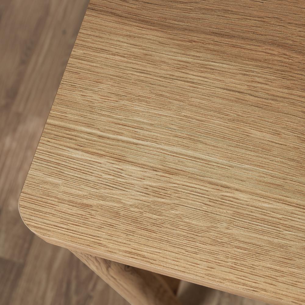 Dover Edge Desk, Timber Oak finish. Picture 5