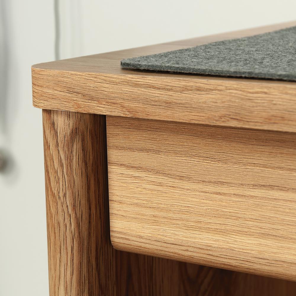 Dover Edge Desk, Timber Oak finish. Picture 6