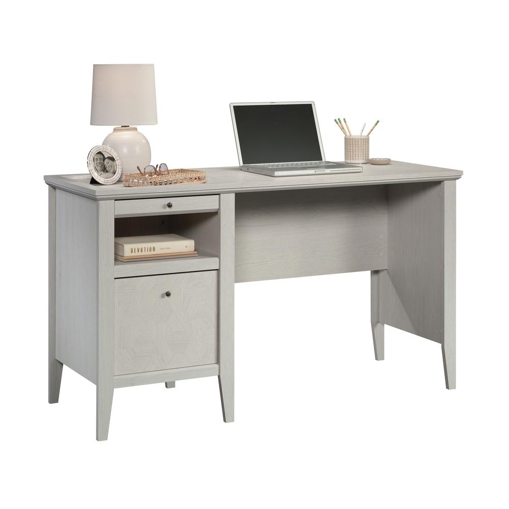 Larkin Ledge Single Ped Desk. Picture 1