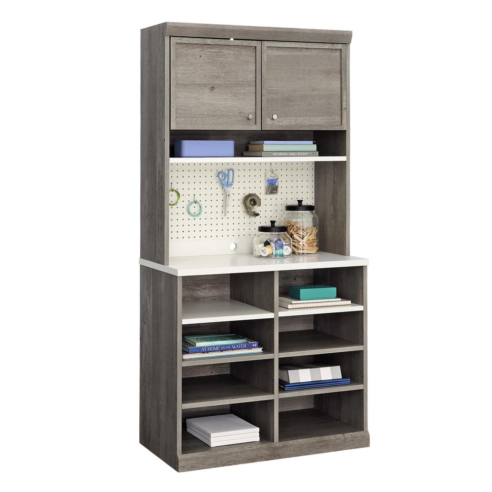 Craft Pro Series Craft & Hobby Storage, Mystic Oak finish. Picture 1
