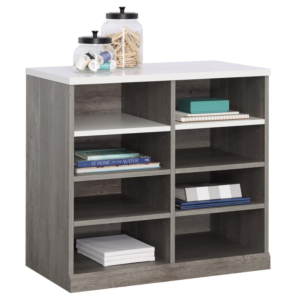 Craft Pro Series Craft & Hobby Storage, Mystic Oak finish. Picture 1