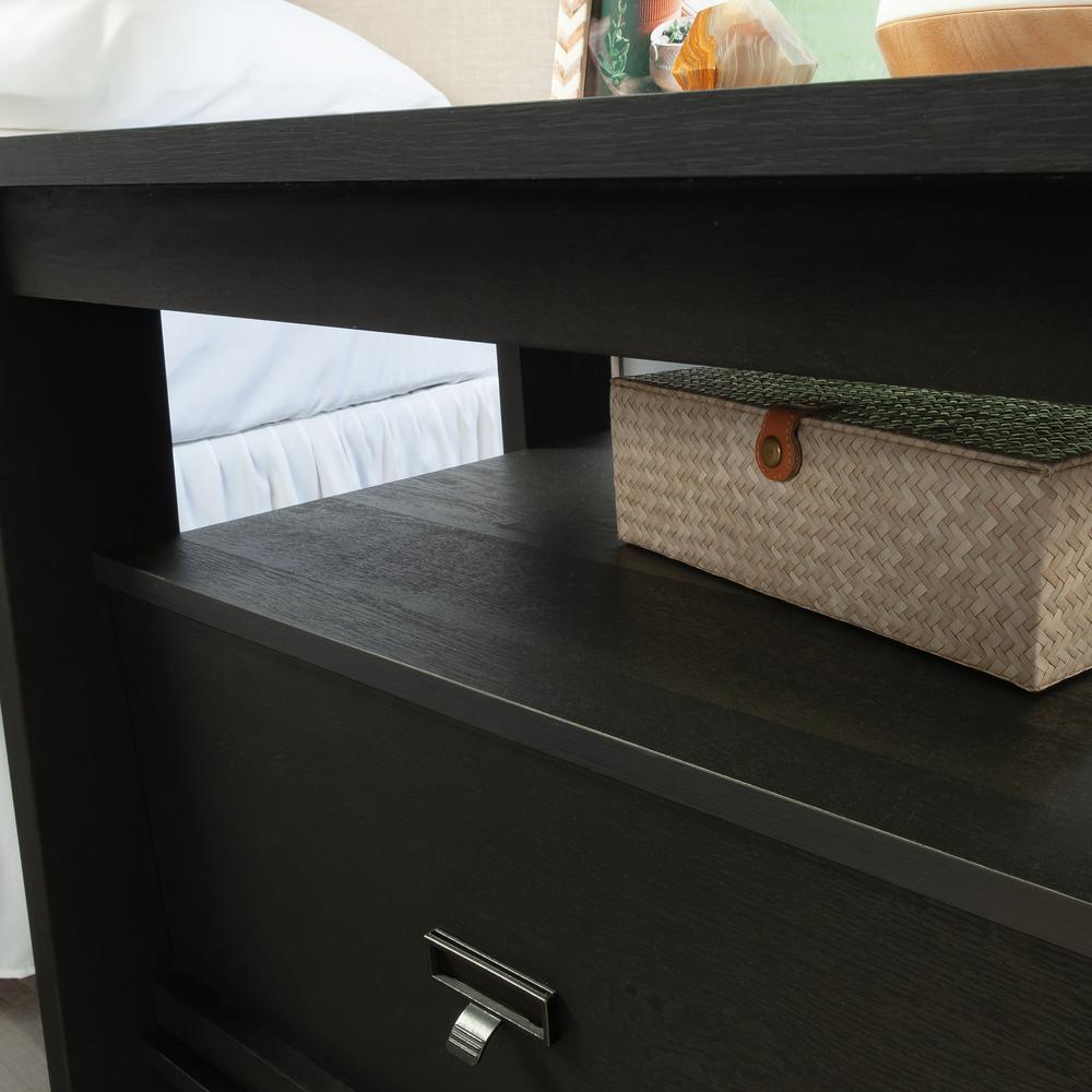 Trestle Night Stand, Raven Oak finish. Picture 5
