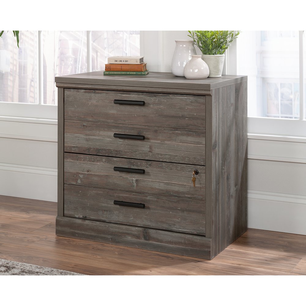 Aspen Post Commercial Office File Cabinet, Pebble Pine finish. Picture 2