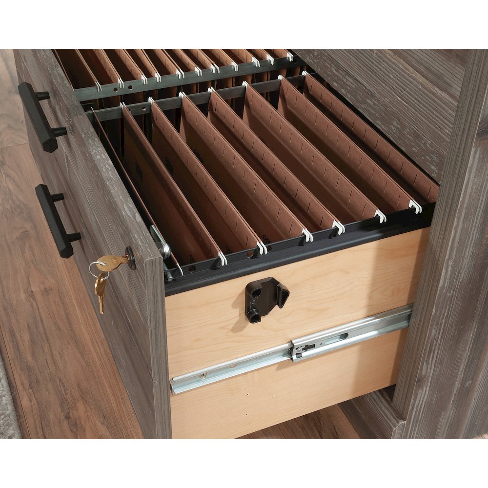Aspen Post Commercial Office File Cabinet, Pebble Pine finish. Picture 8