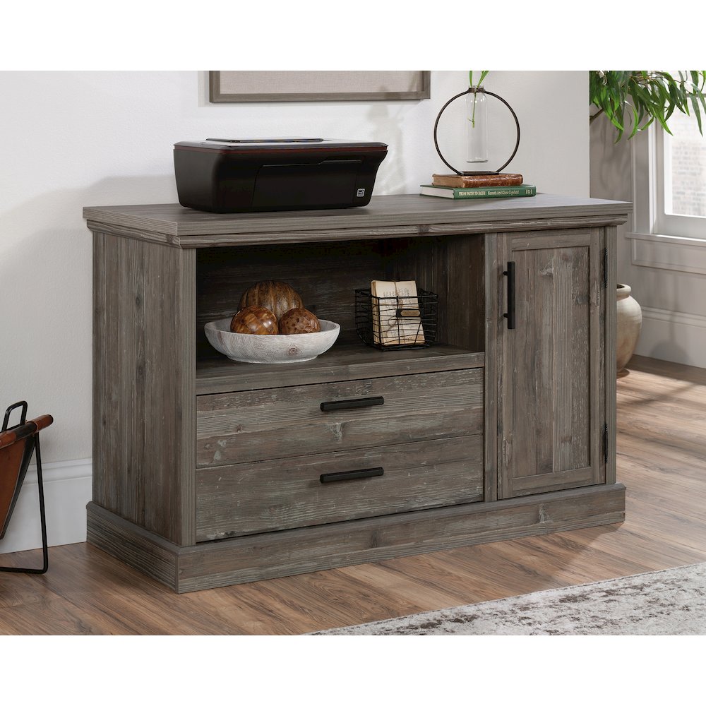 Aspen Post Commercial Office Credenza, Pebble Pine finish. Picture 2