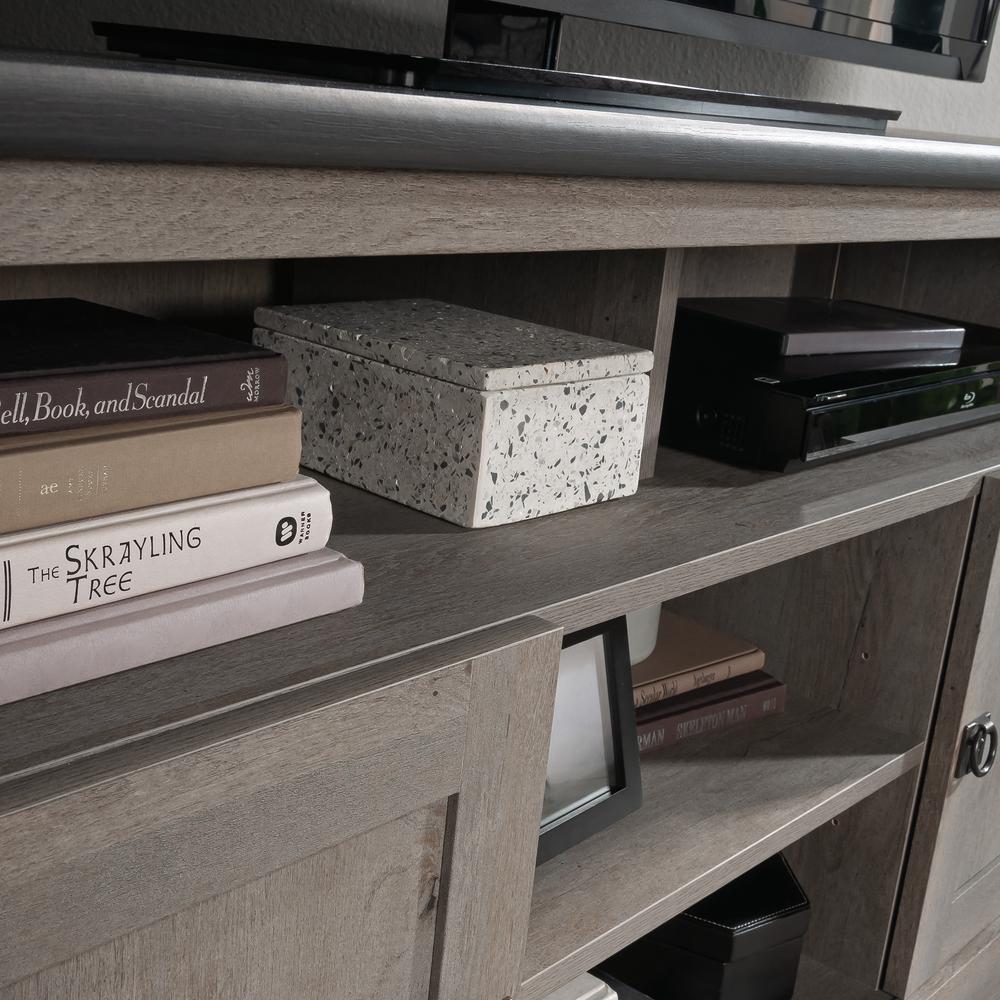August Hill Entertainment Stand, For TVs up to 50", Mystic Oak finish. Picture 4