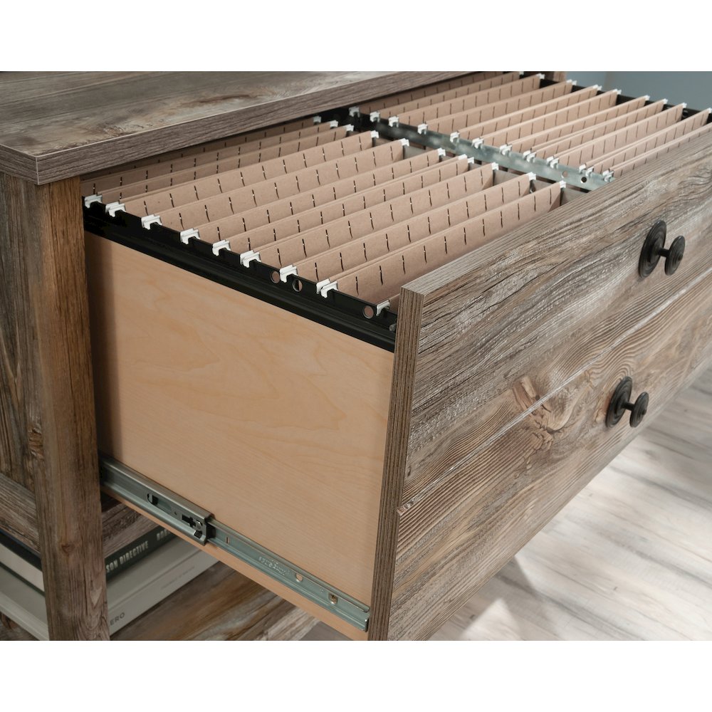 Granite Trace File Cabinet, Rustic Cedar finish. Picture 6