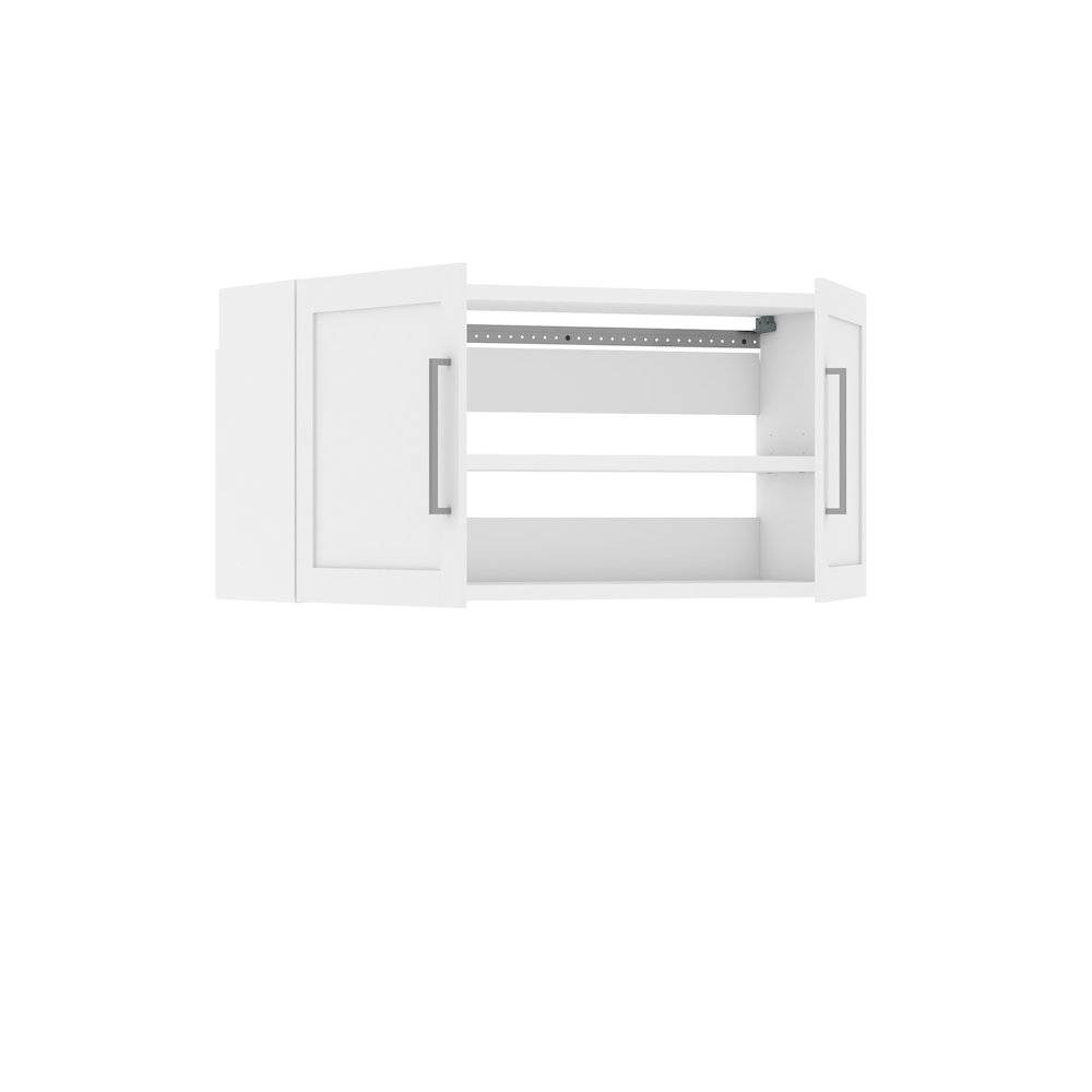 GarageCore Upper Cabinet & Doors Bundle, White Finish. Picture 3