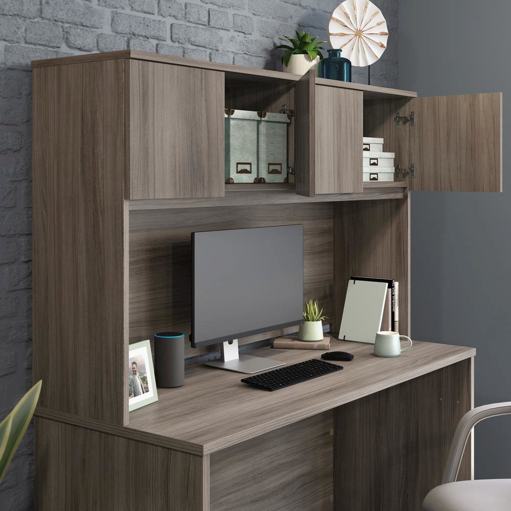 Affirm Commercial Office Hutch, Hudson Elm finish. Picture 3