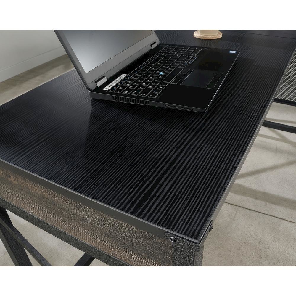 Foundry Road Desk Return, Carbon Oak finish. Picture 9