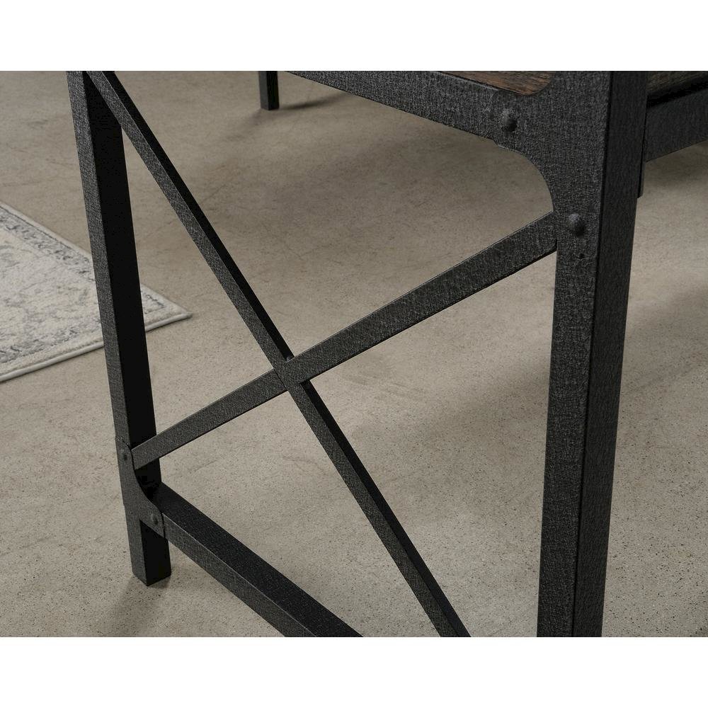 Foundry Road Desk Return, Carbon Oak finish. Picture 6