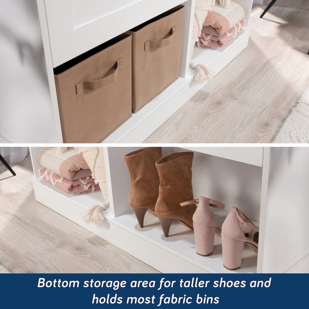 HomePlus Storage Cabinet, White Finish. Picture 7