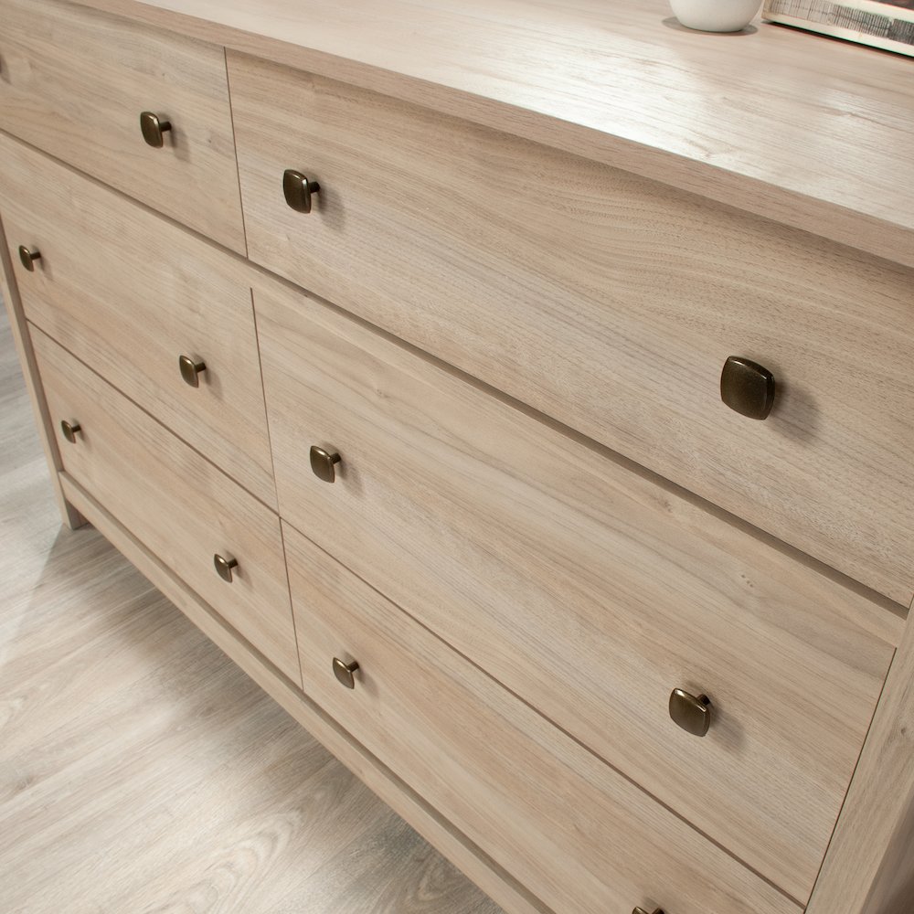 River Ranch 6-Drawer Bedroom Dresser, Harvest Walnut Finish. Picture 11