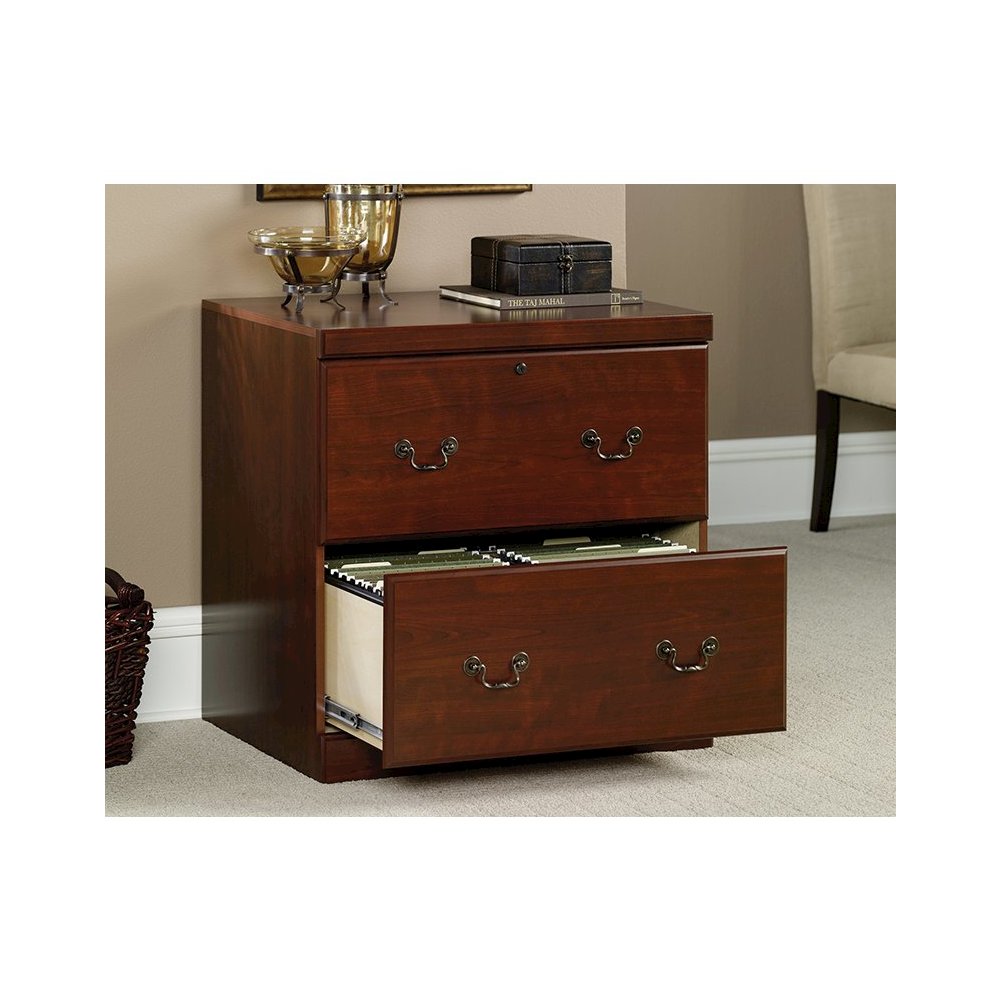 Heritage Hill File Cabinet, Classic Cherry finish. Picture 3