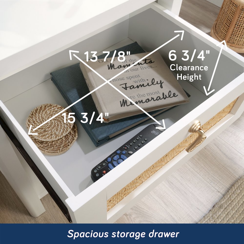 Isabella Isle Nightstand, White Finish. Picture 8