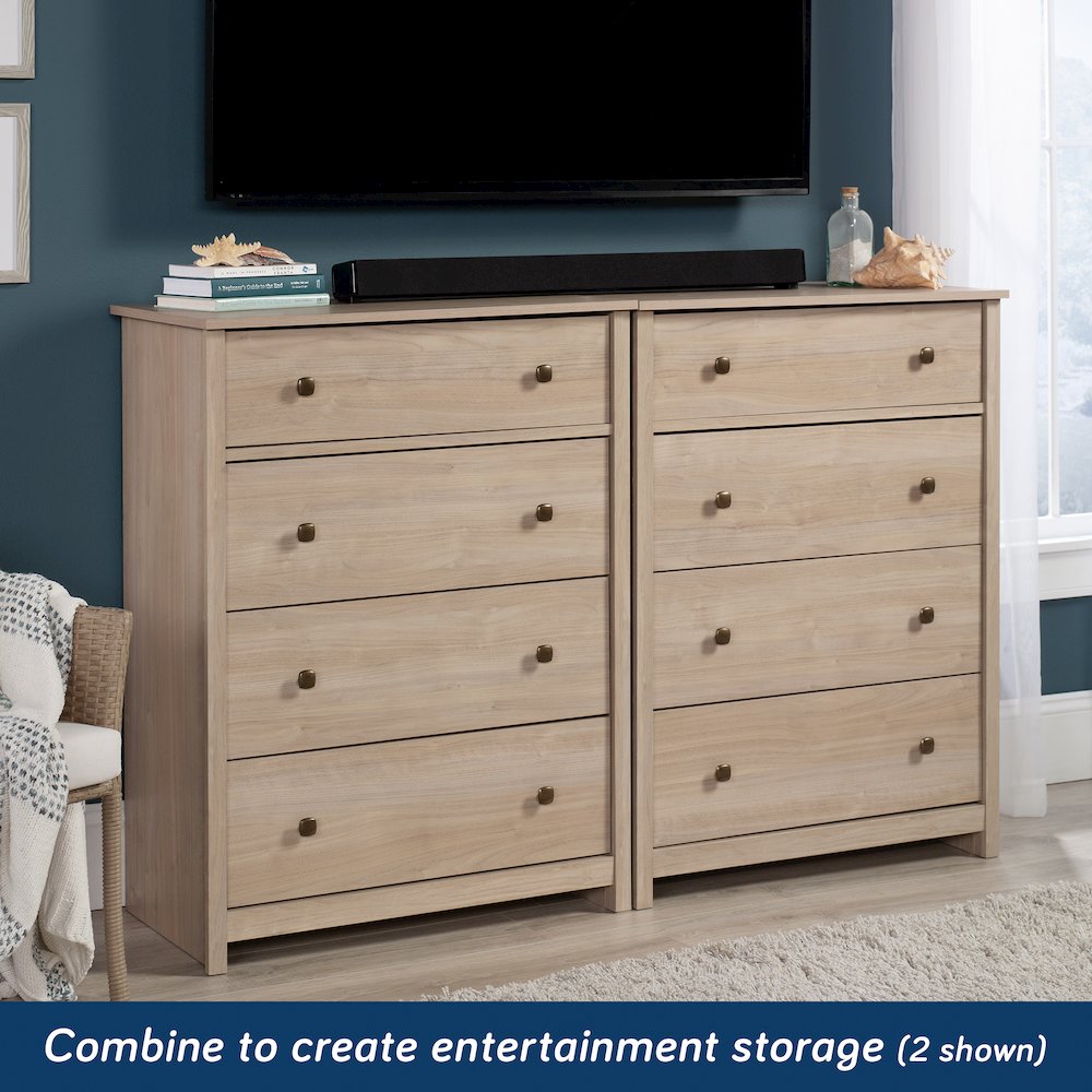 River Ranch 4-Drawer Bedroom Chest, Harvest Walnut Finish. Picture 3