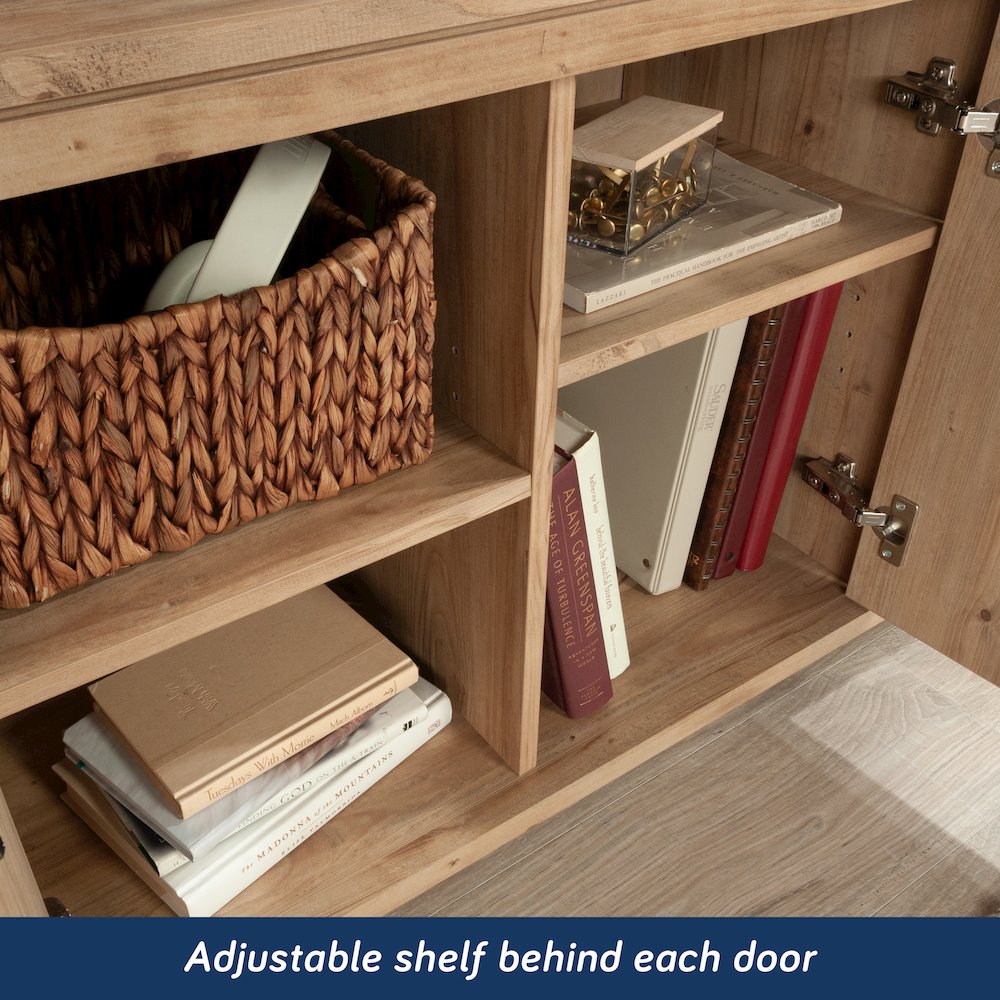 Newberry Lane Storage Organizer, Khaki Pine Finish. Picture 8
