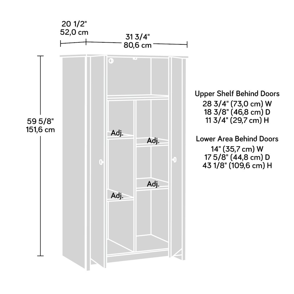 River Ranch 2-Door Storage Cabinet in Sindoori Mango Finish. Picture 12