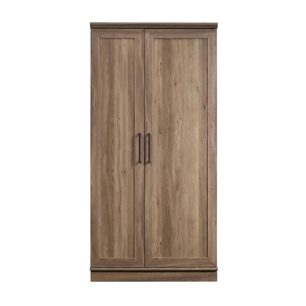 Salt Oak Storage Cabinet With Spacious Interior And Classic Finish. Picture 4