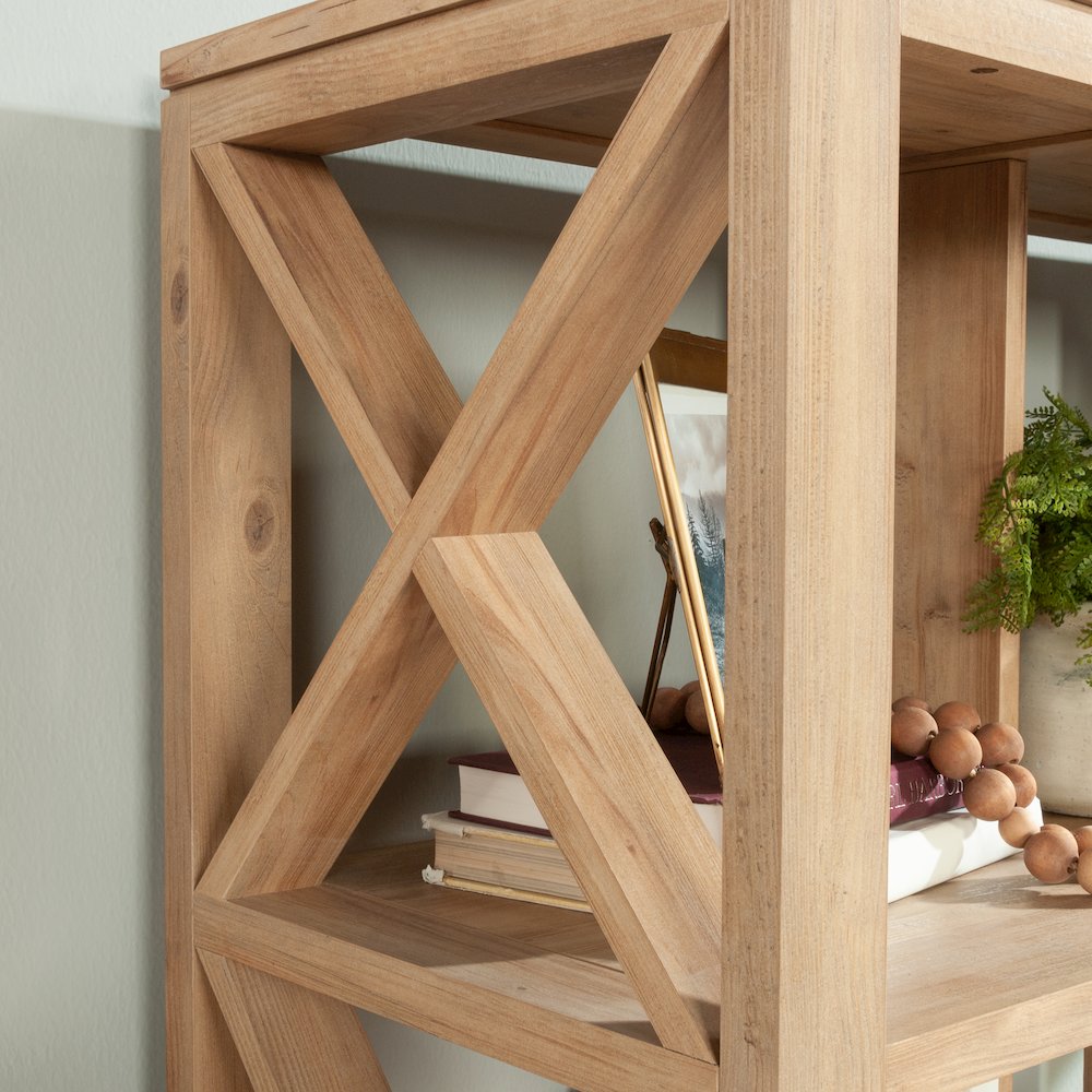 Newberry Lane Storage Organizer, Khaki Pine Finish. Picture 11