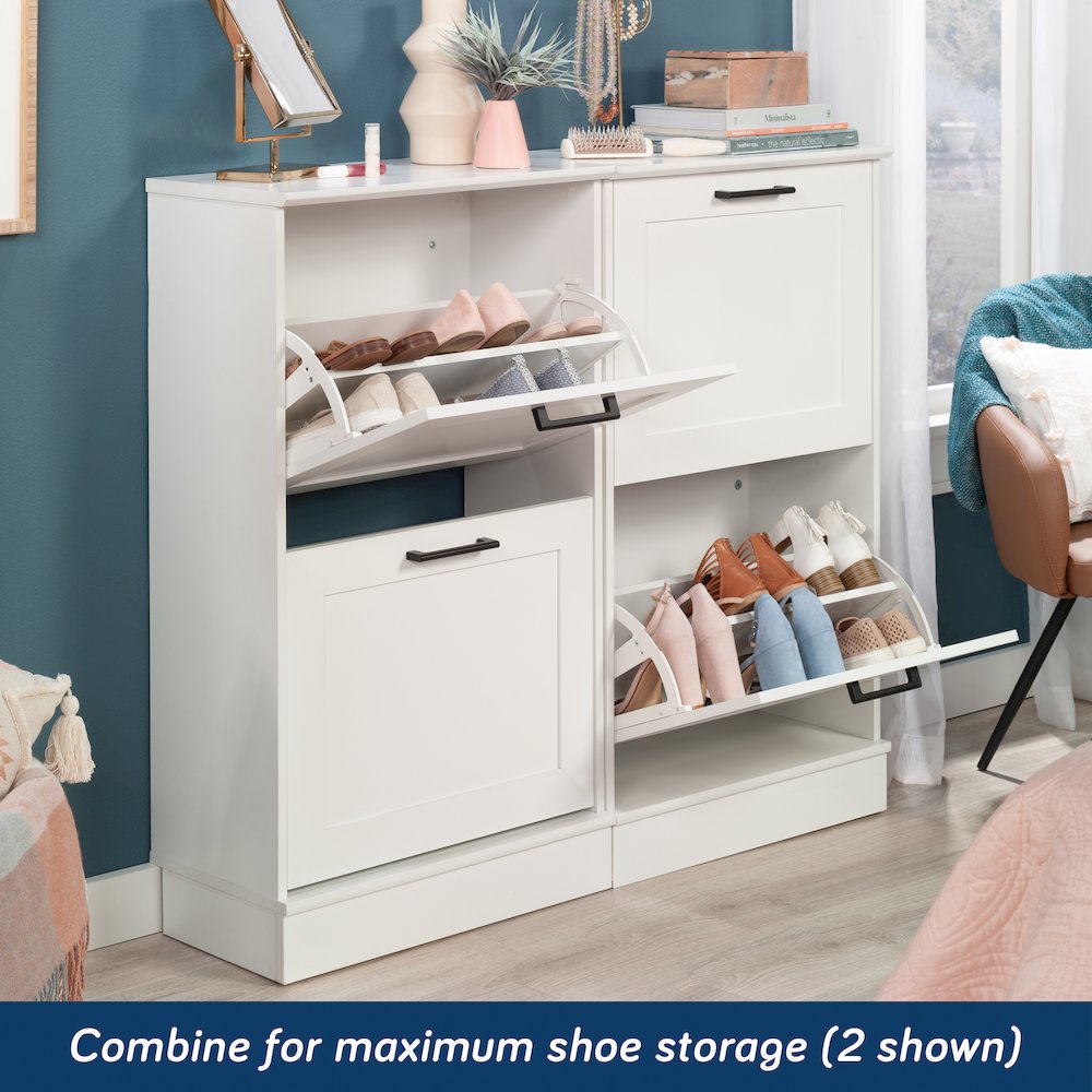 HomePlus Storage Cabinet, White Finish. Picture 4