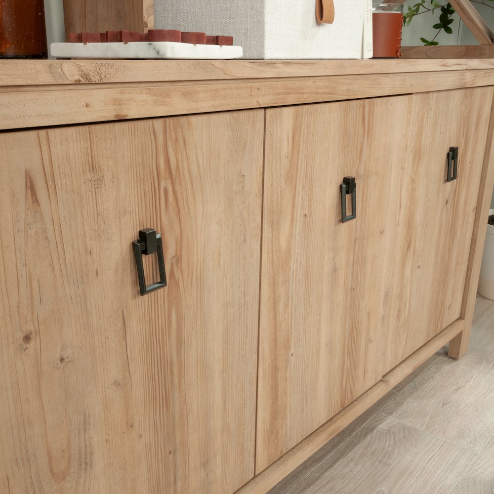Newberry Lane Storage Organizer, Khaki Pine Finish. Picture 12