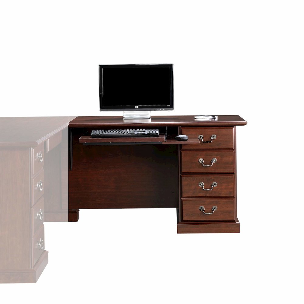Heritage Hill Desk Return, Classic Cherry finish. Picture 1