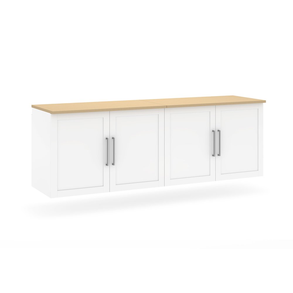 Garage Core 2 Base Cabinet MDF Doors, White Finish. Picture 1