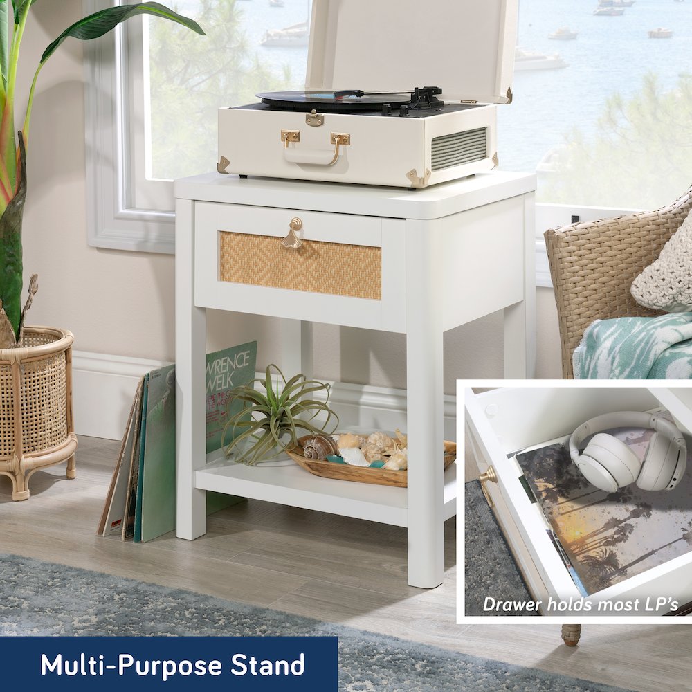 Isabella Isle Nightstand, White Finish. Picture 5