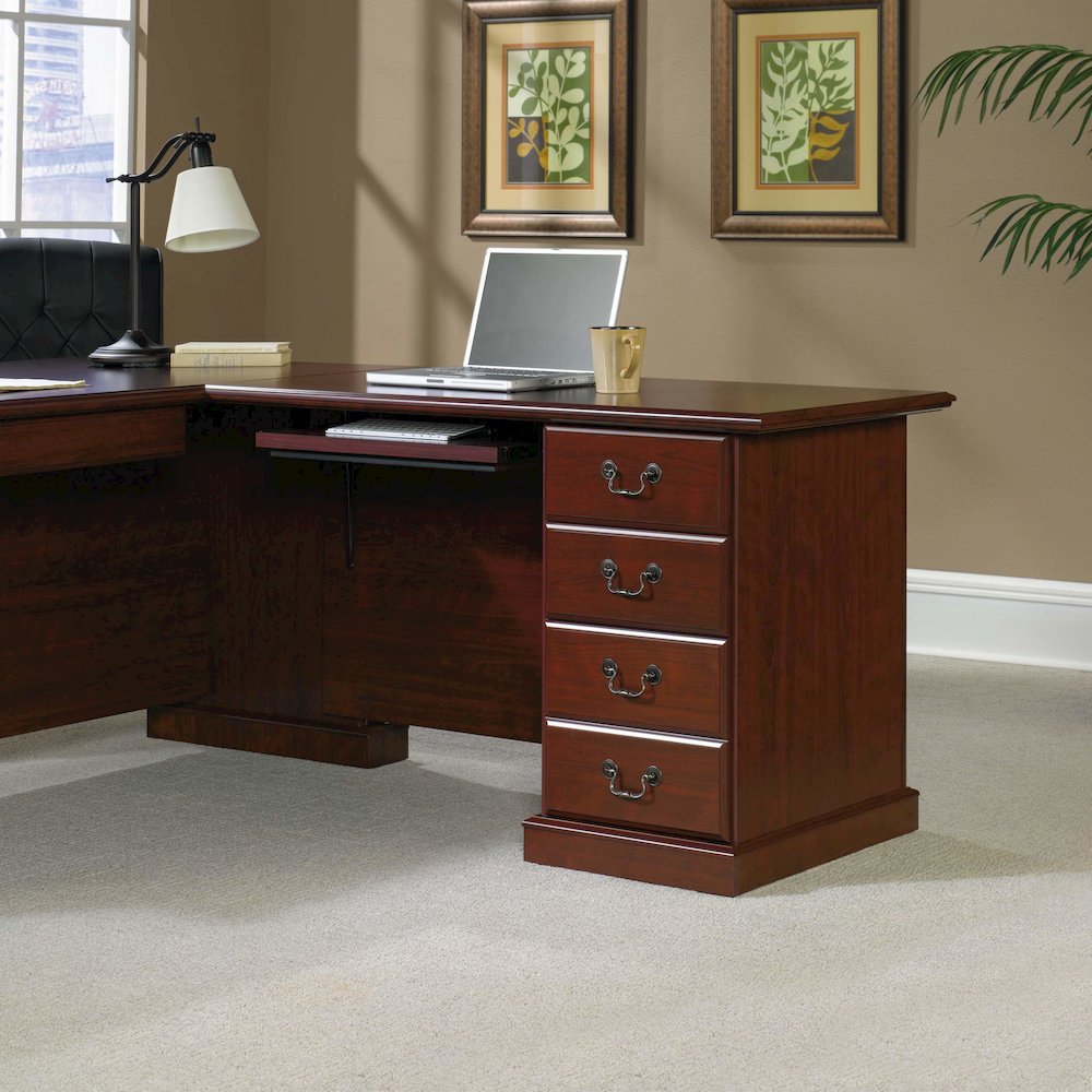Heritage Hill Desk Return, Classic Cherry finish. Picture 2