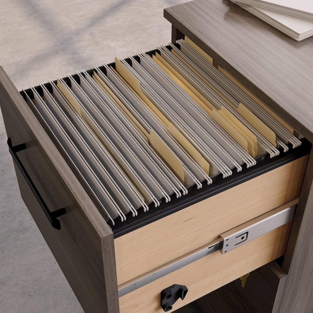 Affirm Commercial Office File Cabinet, Hudson Elm finish. Picture 5