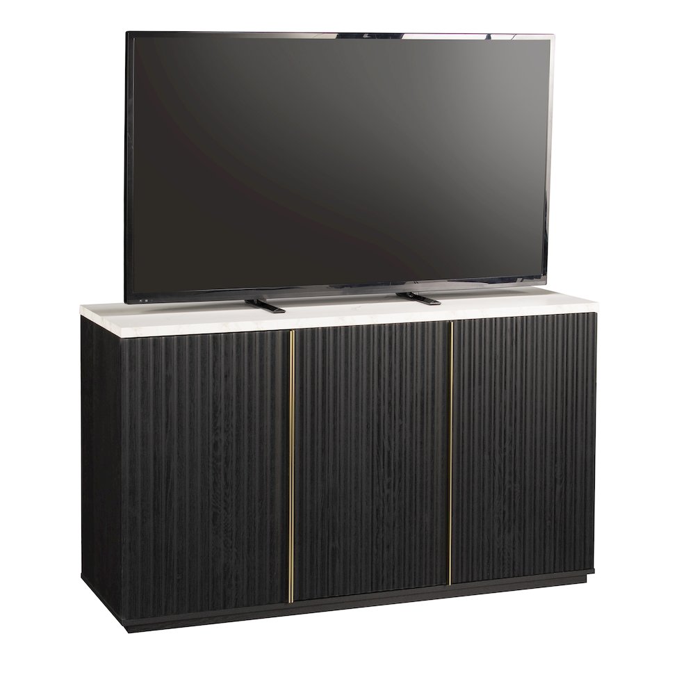 Misc Entertainment Credenza, For TVs up to 54", Raven Oak finish. Picture 1