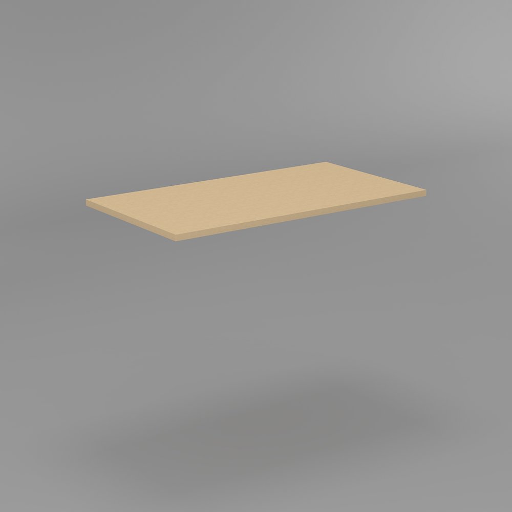 GarageCore Base Cabinet MDF Top, Brown Finish. Picture 3