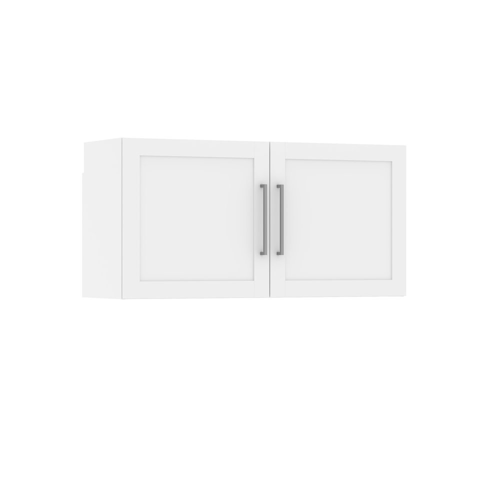 GarageCore Upper Cabinet & Doors Bundle, White Finish. Picture 1