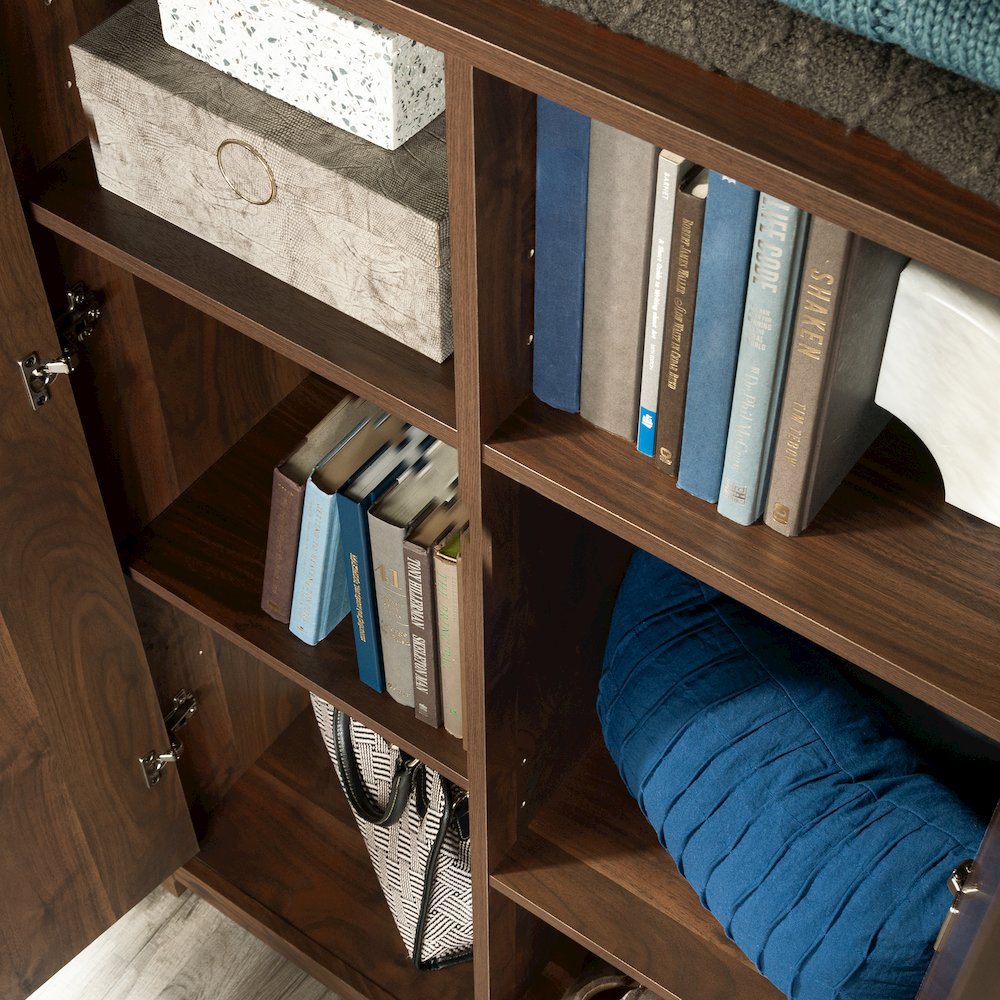 River Ranch 2-Door Storage Cabinet in Grand Walnut Finish. Picture 10