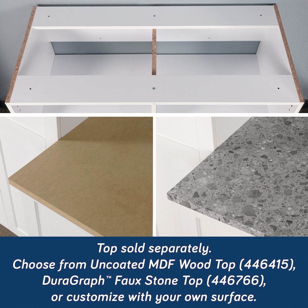 GarageCore Base Cabinet Shelves, White Finish. Picture 9