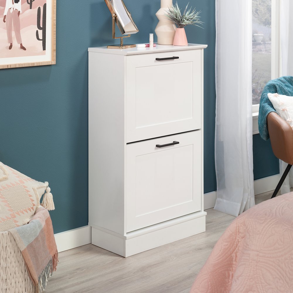 HomePlus Storage Cabinet, White Finish. Picture 1