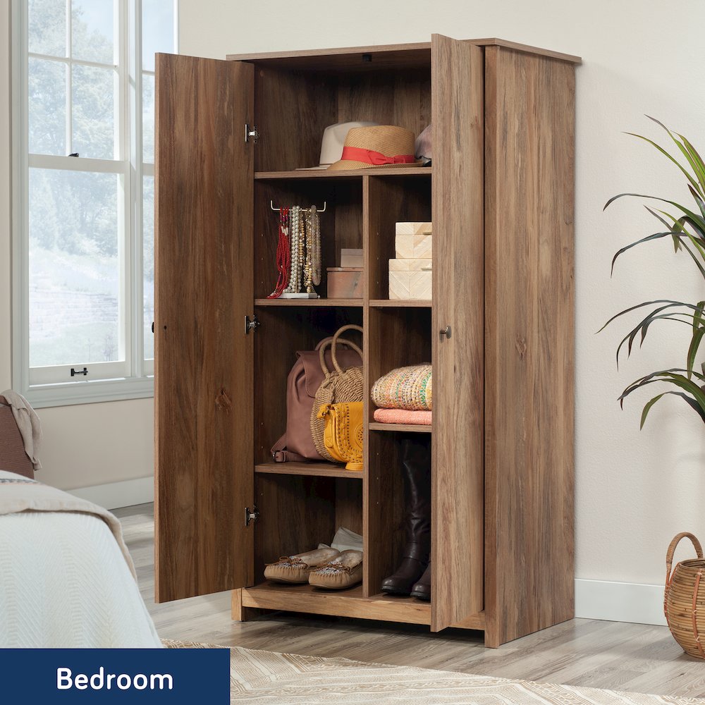 River Ranch 2-Door Storage Cabinet in Sindoori Mango Finish. Picture 4