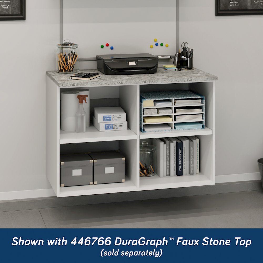 GarageCore Base Cabinet Shelves, White Finish. Picture 3