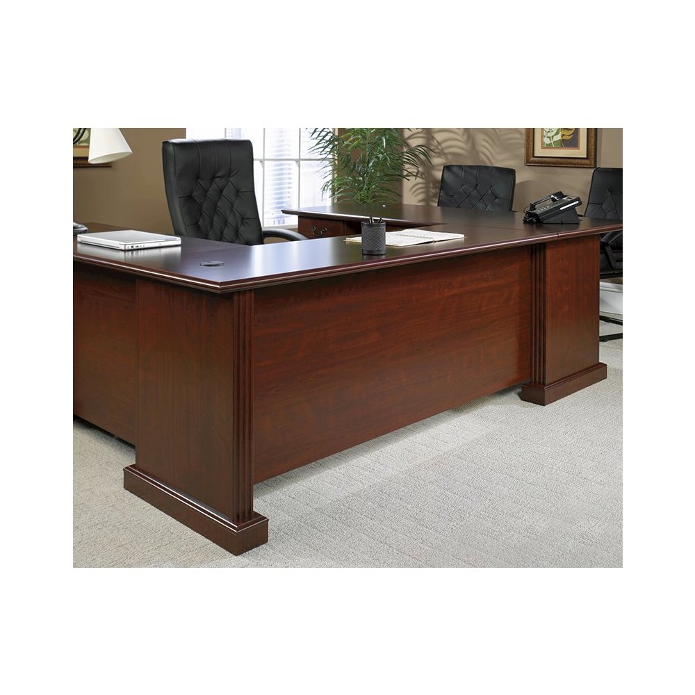 Heritage Hill Desk Return, Classic Cherry finish. Picture 2