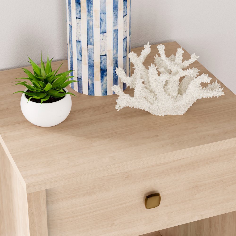 River Ranch Nightstand W/Drawer, Harvest Walnut Finish. Picture 7