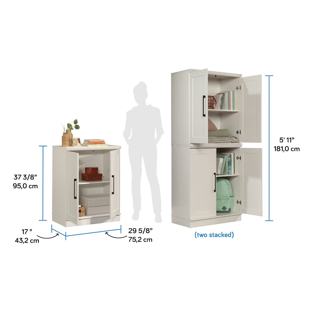 Homeplus 37"h Base Cabinet White 3a, White finish. Picture 8