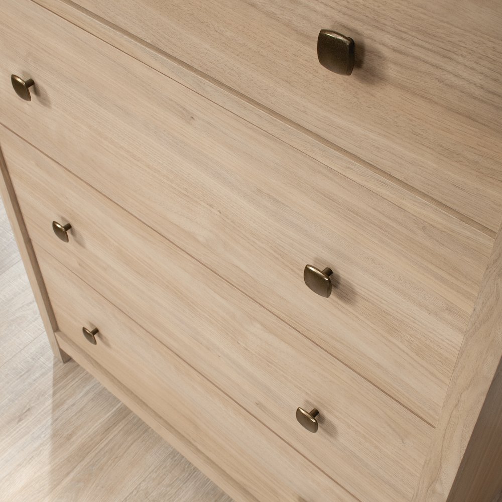 River Ranch 4-Drawer Bedroom Chest, Harvest Walnut Finish. Picture 10