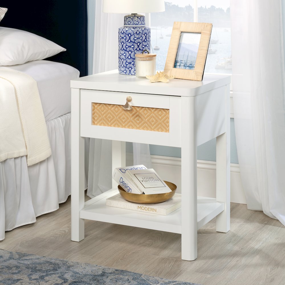 Isabella Isle Nightstand, White Finish. Picture 2