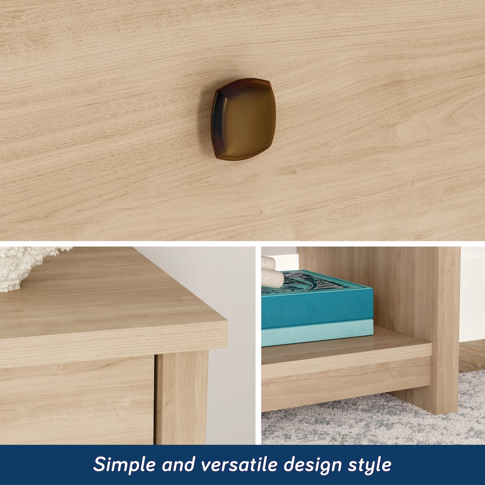 River Ranch Nightstand W/Drawer, Harvest Walnut Finish. Picture 2