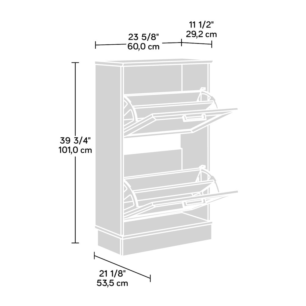 HomePlus Storage Cabinet, White Finish. Picture 12
