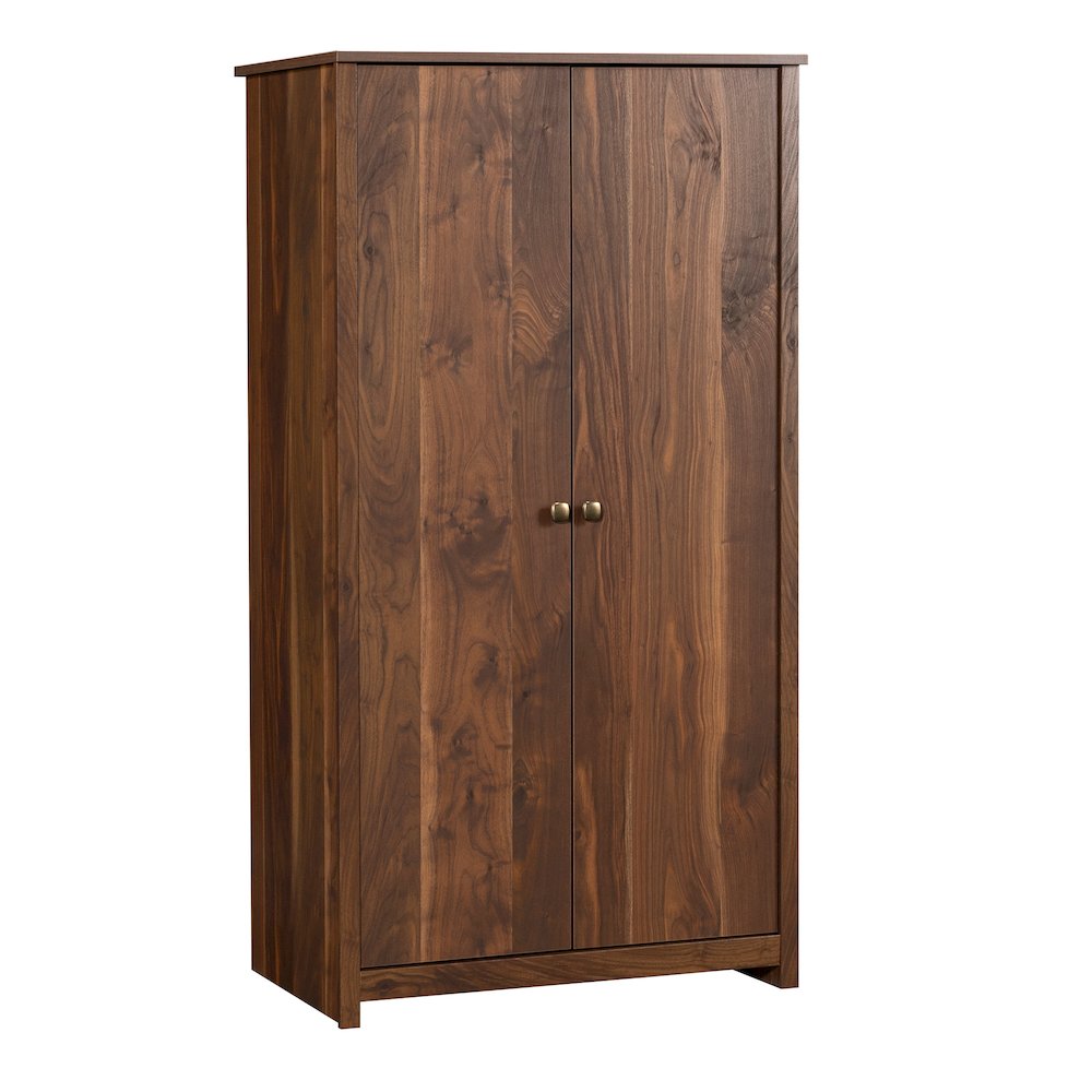 River Ranch 2-Door Storage Cabinet in Grand Walnut Finish. Picture 1