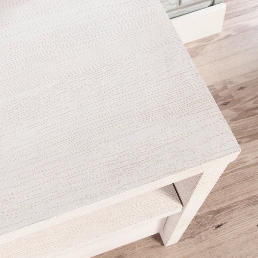 Harvey Park Large TV Credenza, for TV's up to 86", Alabaster Oak Finish. Picture 9