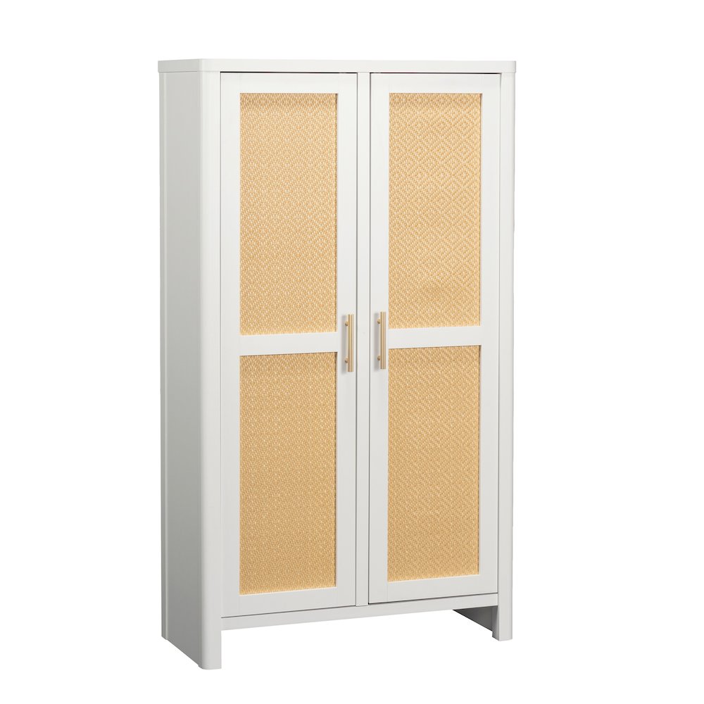 Isabella Isle 2-Door Cabinet, White Finish. Picture 1